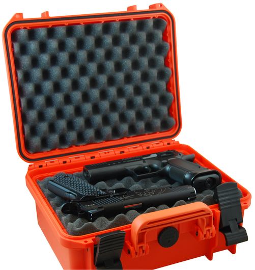 Жесткий кейс  для пистолетов DAA M-300 ), оранжевый