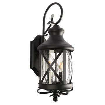 Уличный подвесной светильник 1*Е27 100020W черный матовый Ferrara Loft It