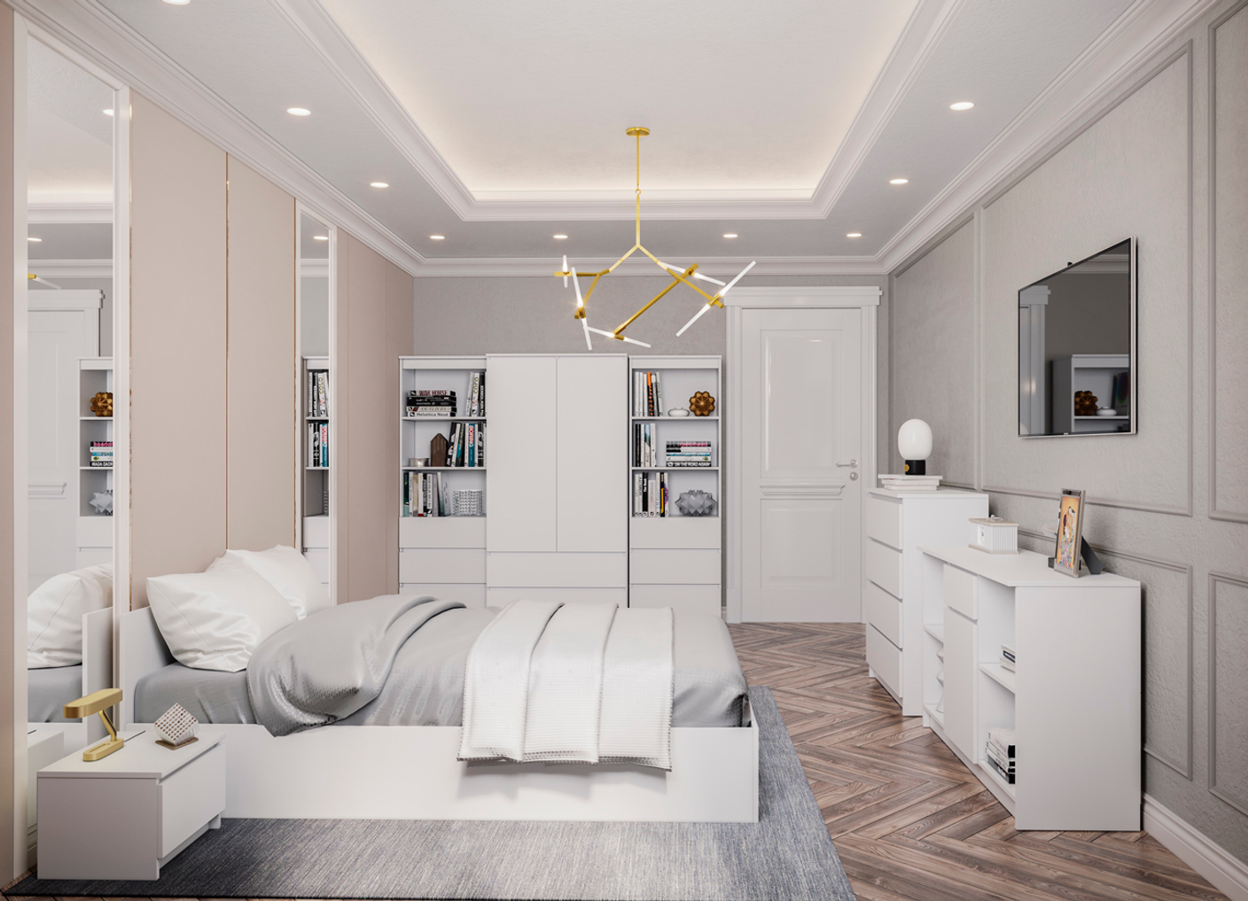 Белая мебель в интерьере