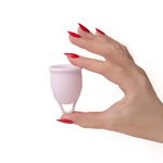 Розовая менструальная чаша Aura M (Цвет: розовый)