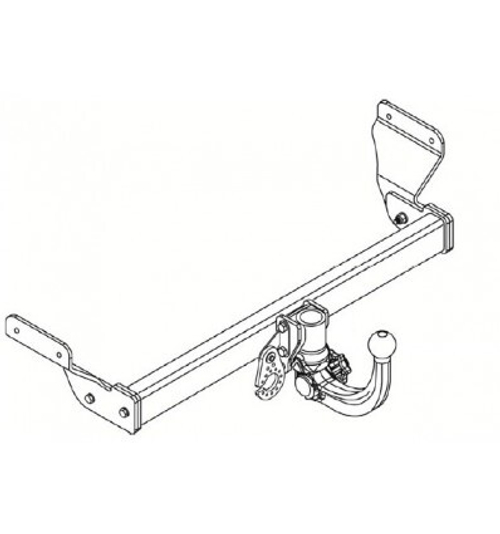 Фаркоп Westfalia 345082600001 Kia Optima 2011-(паспорт и сертификат в комплекте)(без электрики)