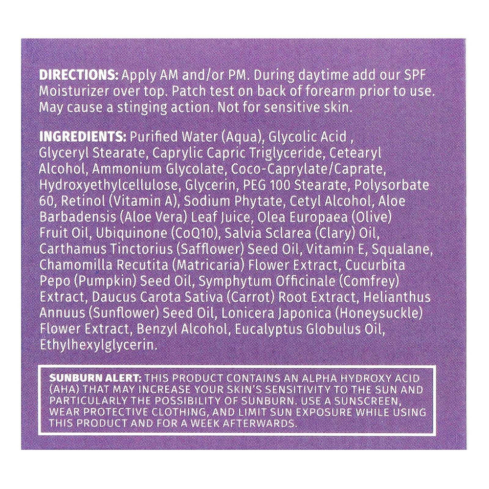 Reviva Labs, крем с 10% гликолевой кислотой, с антивозрастным эффектом, 55 г (2,0 унции)