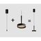Плафон Italline IT02-025 black 3000K
