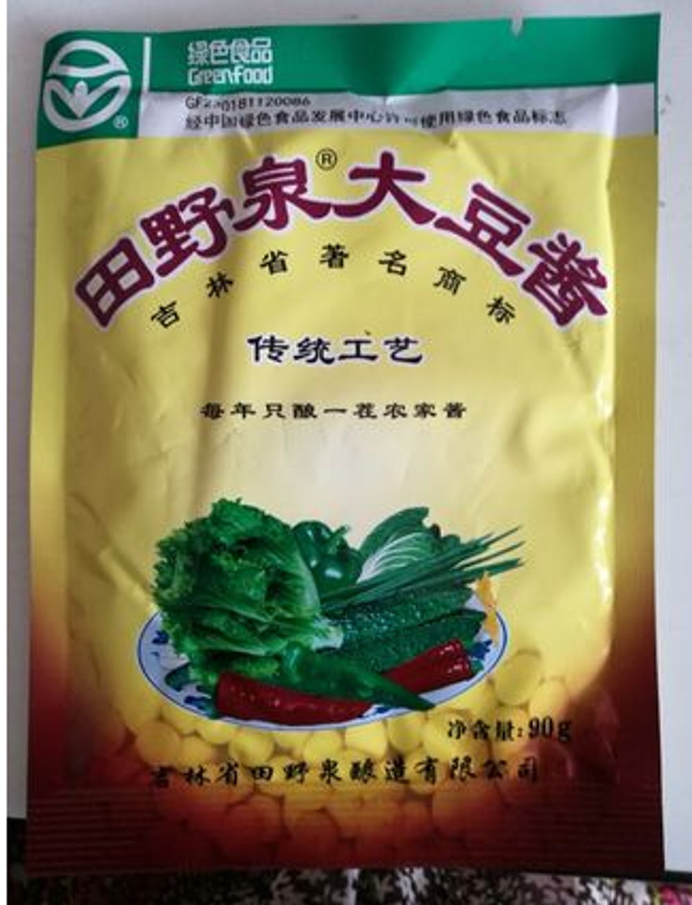 Паста соевая Tianyequan 90г
