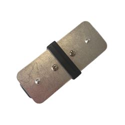 UBX-Q122 G11 BLACK 1 POLYBAG Соединитель для 2-х шинопроводов типа G. прямой внутренний. Однофазный. Черный. ТМ Volpe.