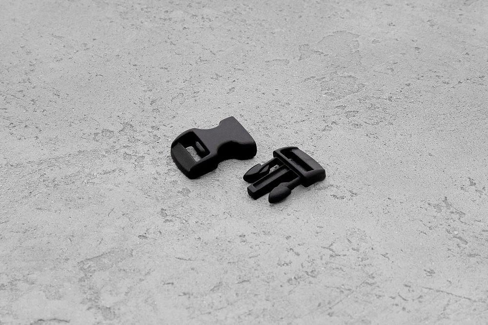 Застежка-фастекс 15x30мм. Гамма-1 (чёрный)