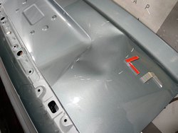 Крышка багажника Jaecoo J7 23-нв Б/У Оригинал 552000387AADYJ