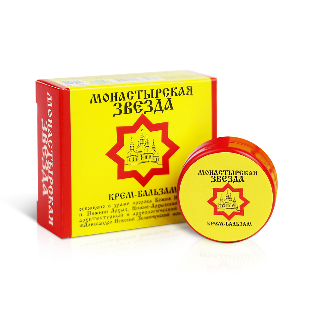 Крем-бальзам "Монастырская звезда". Архыз. Пластик 5 мл.