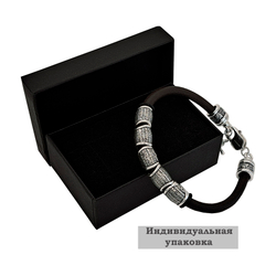 Мужской браслет с защитной молитвой Б238-105052к