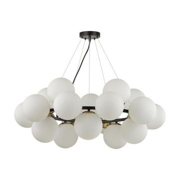 6508/20 MODERNI LN23 105 чёрный, белый, бронза Люстра E14 20*40W 220V MELONA