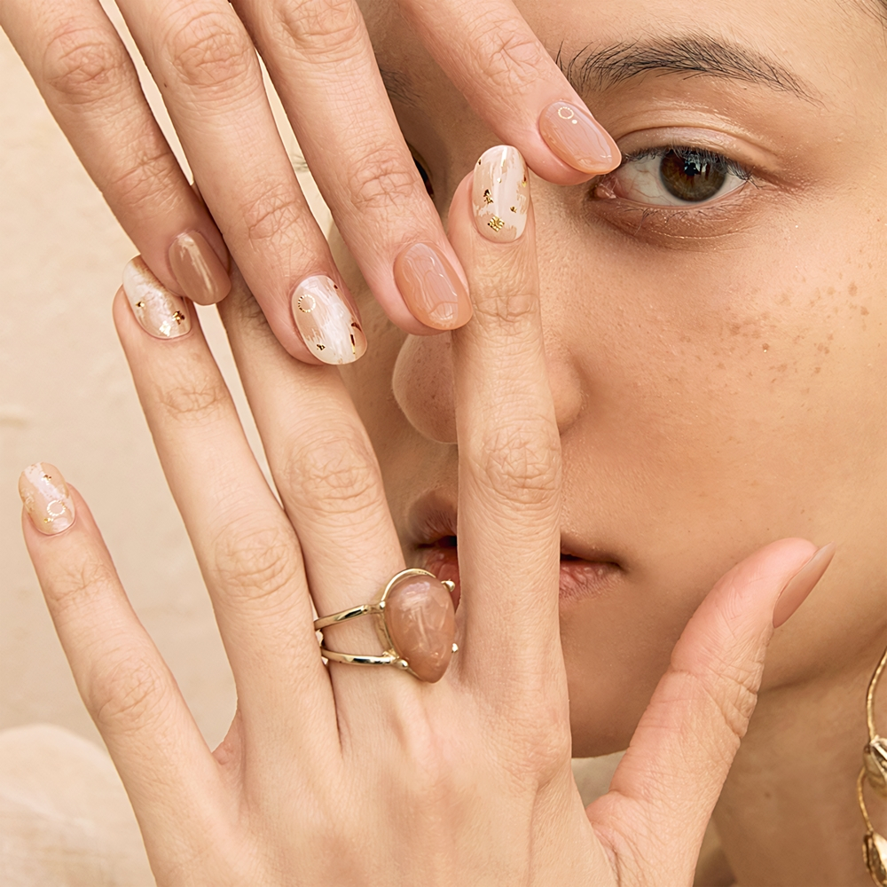 ohora Gel Nail Sticker N Almond Blossom - Наклейки на ногти оттенок ND-066, 30 szt.
