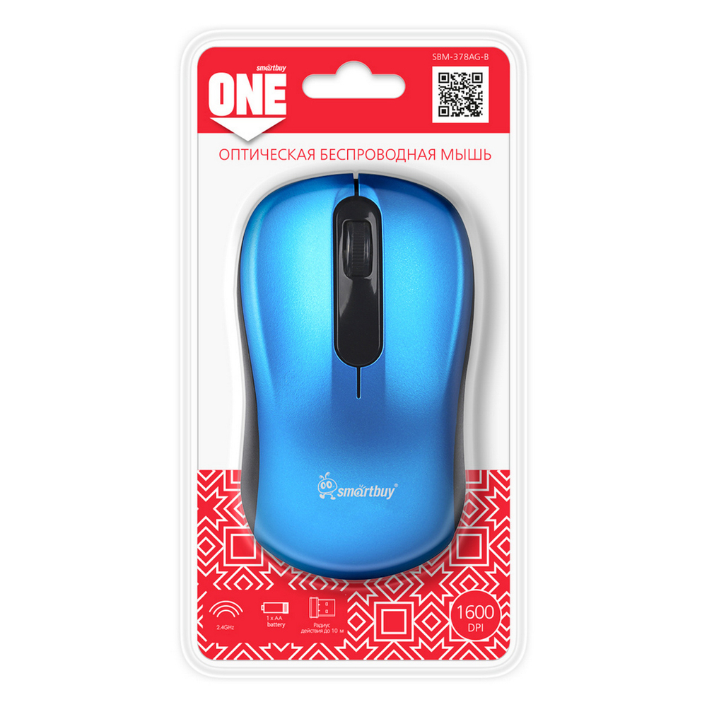 Мышь беспроводная оптическая Smartbuy SBM-378AG
