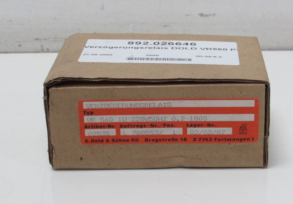 E.Dold &amp; Söhne KG VR 560 1U
