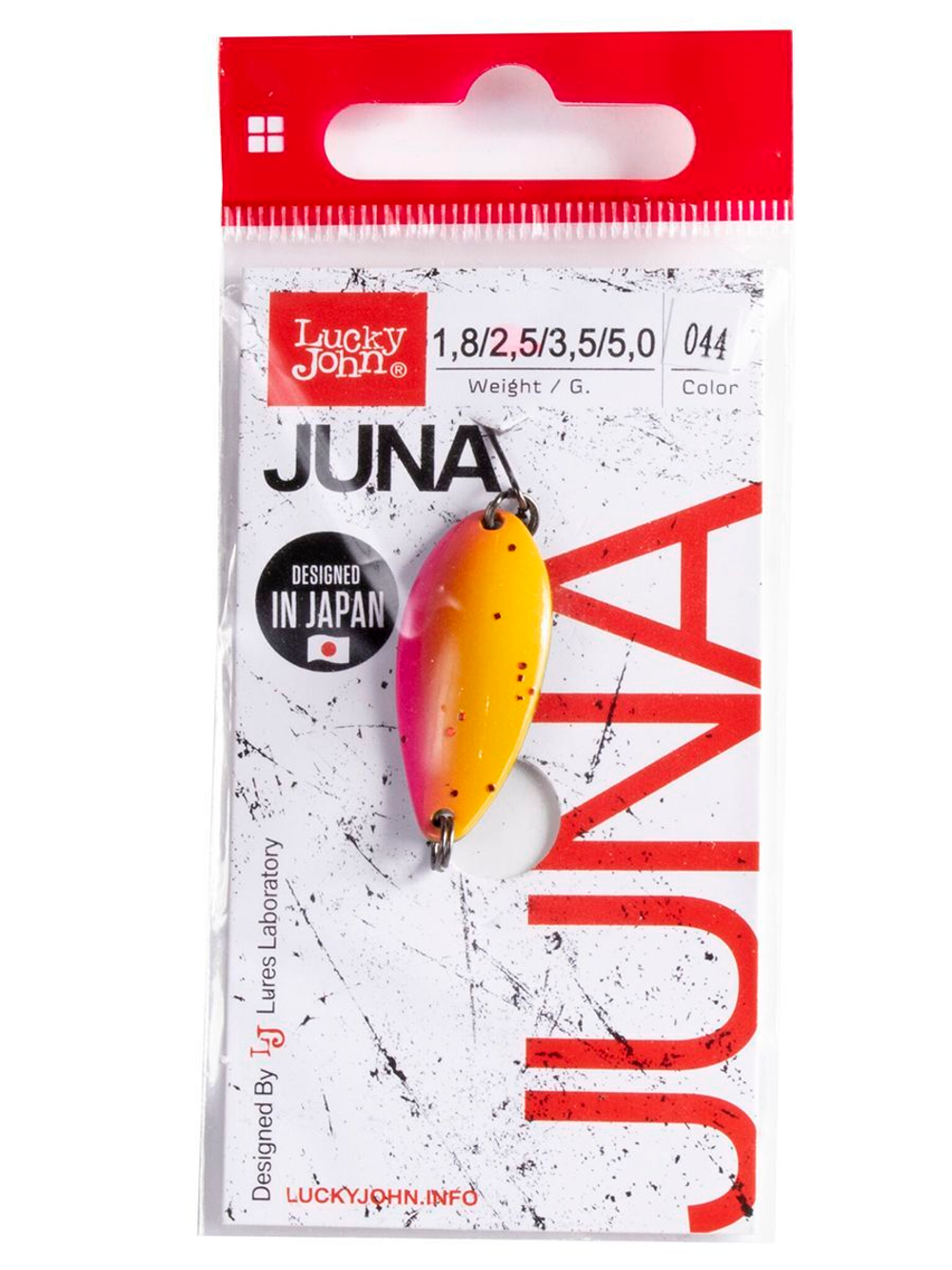 Блесна колеблющаяся Lucky John JUNA длина 30мм/2,5г 046