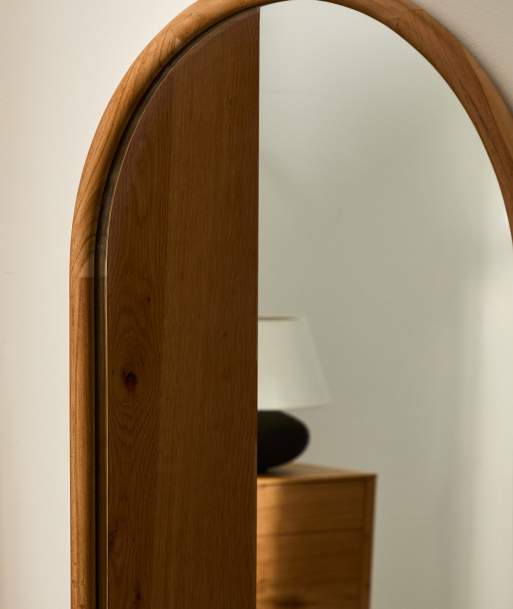 Зеркало Milsa в раме из тикового дерева 55 x 155см