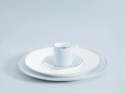 Wedgwood Блюдце для чайной чашки Jasper Conran Pin Stripe 16 см