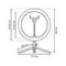 Кольцевой светодиодный светильник Gauss Ring Light RL002