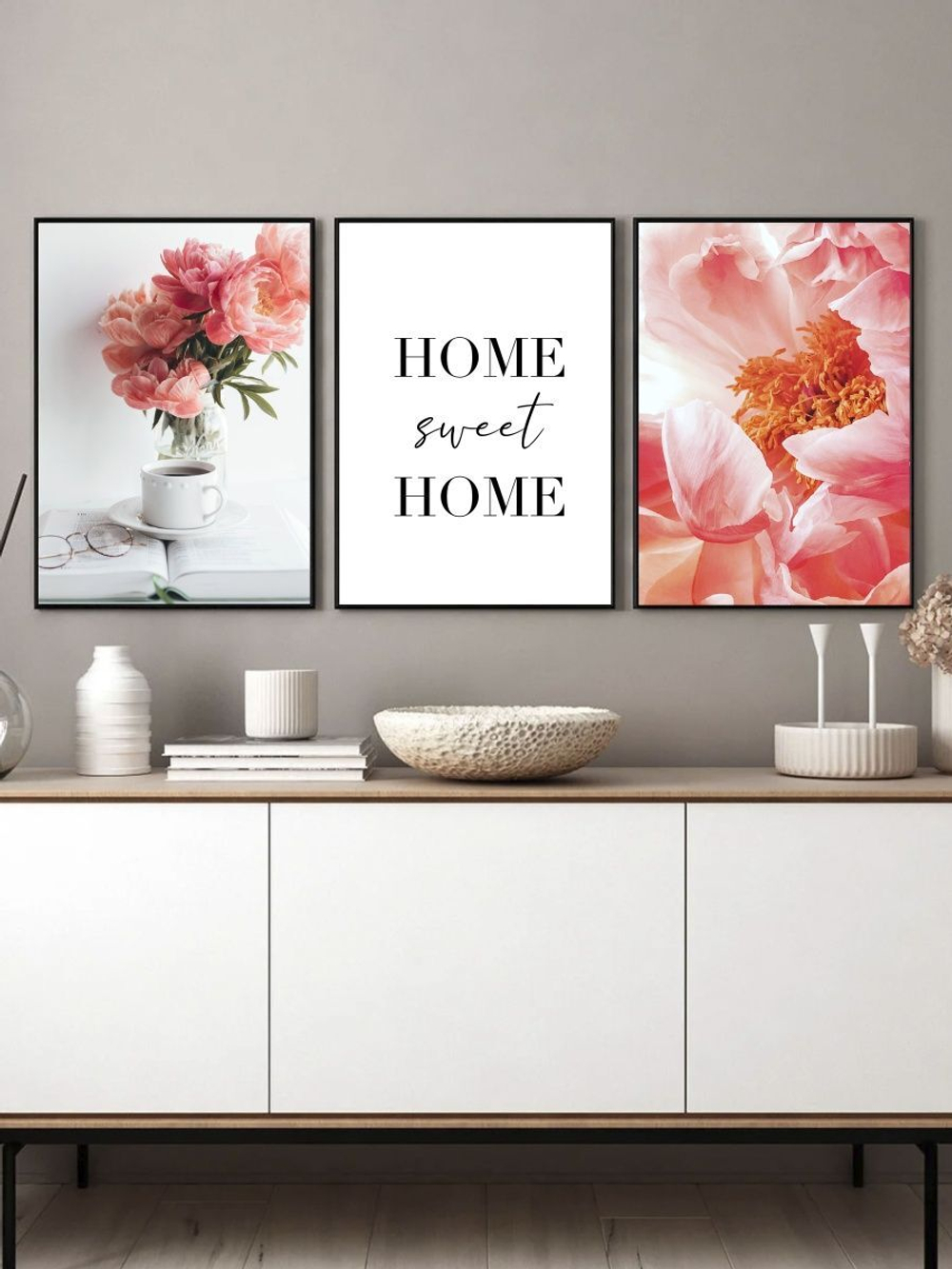 Набор постеров 50х70 цветы и кофе 164451376 ТТН 246259103