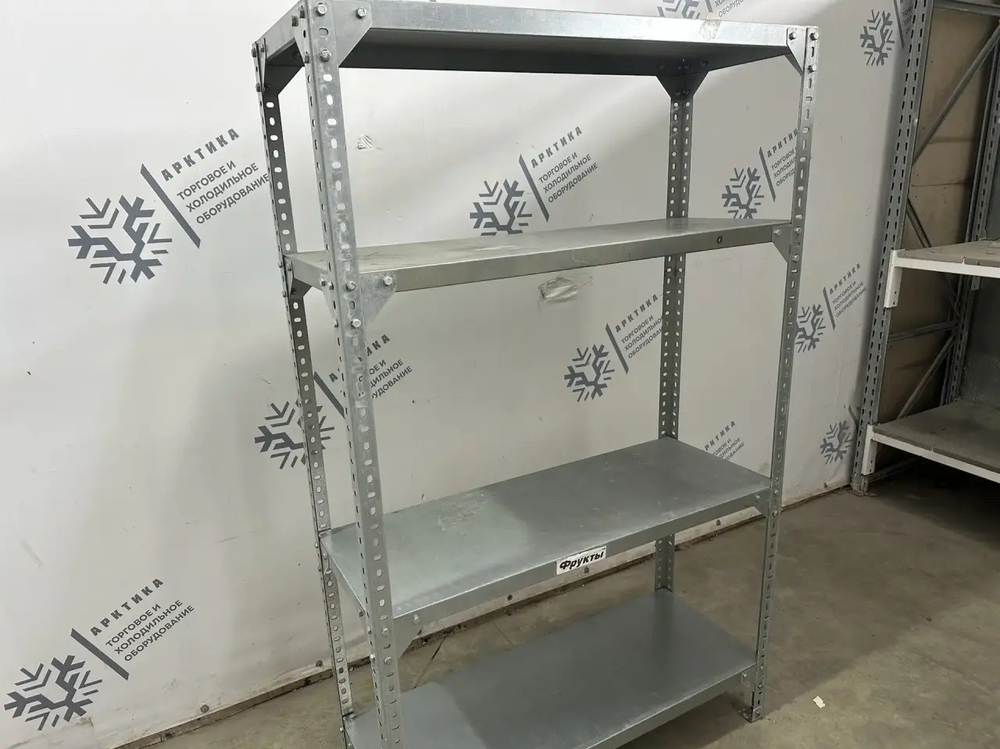 Стеллаж складской оцинкованный 106х40х180 (разборный)