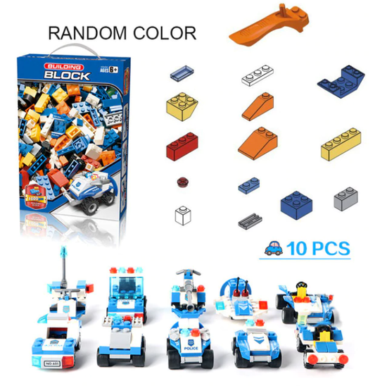 Конструктор Building Block 1000 деталей 4вида