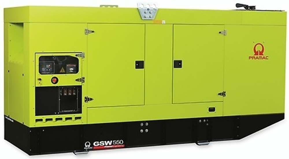 Дизельный генератор Pramac GSW 550 P в кожухе — Фото №1 