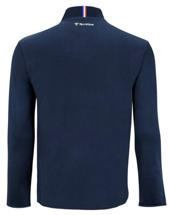 Женская Кофта теннисная Tecnifibre Polar Quarter Zip - небесный