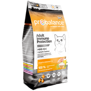 Развесной! Сухой корм ProBalance Adult Immuno Protection для кошек с курицей и индейкой (1кг)