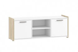 Тумба ТВА Симпл НМ 013.41 дуб сонома/белый