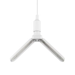 Фитолампа для растений светодиодная ЭРА GREEN LINE ФИТО-20W-PFR-E27-GR 2-х лепестковая полного спектра 20 Вт Е27