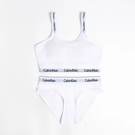 Комплект женский (топ, трусы), цвет белый МИКС, размер 44-46