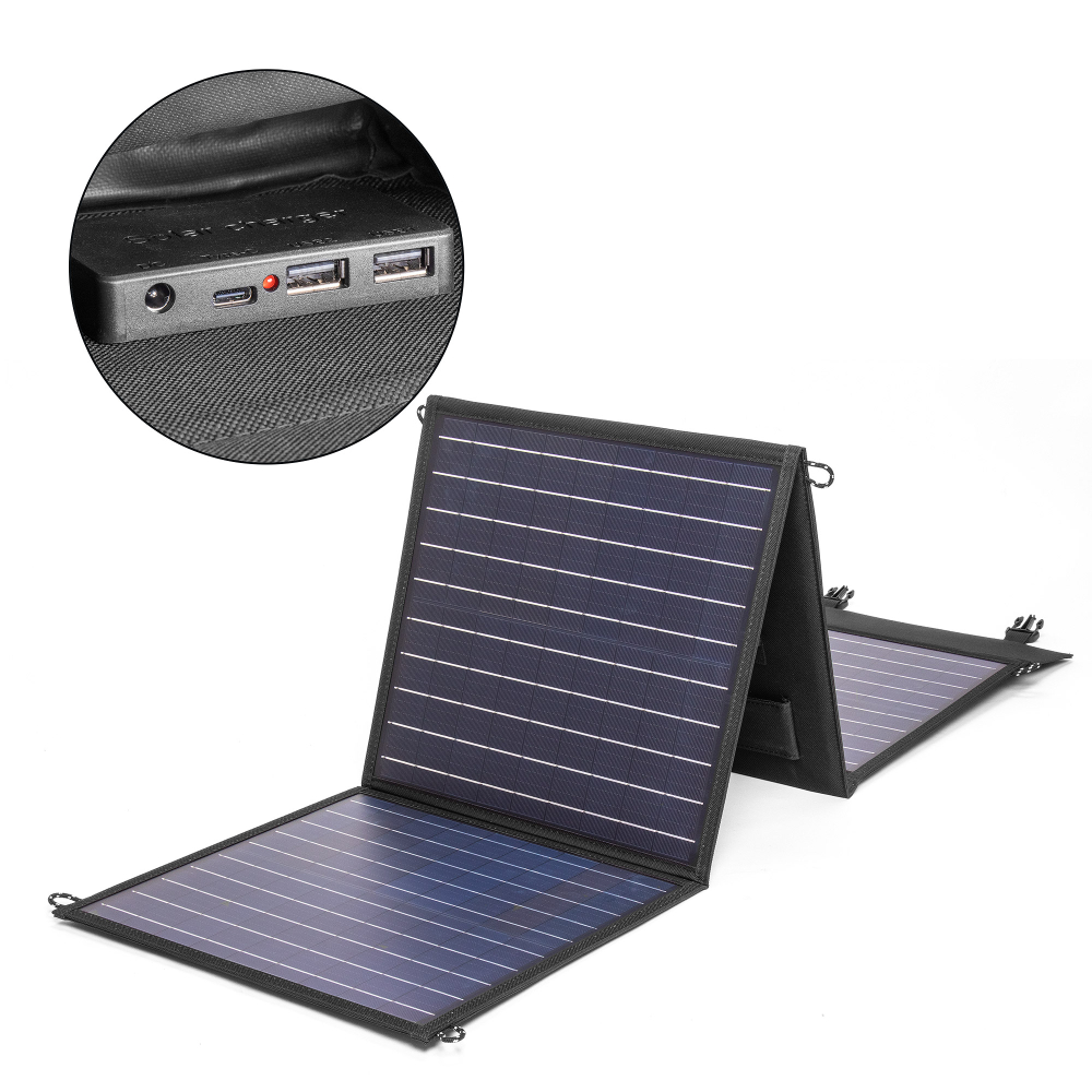 Солнечная батарея TOP-SOLAR-80 80 Вт, влагозащищенная, складная
