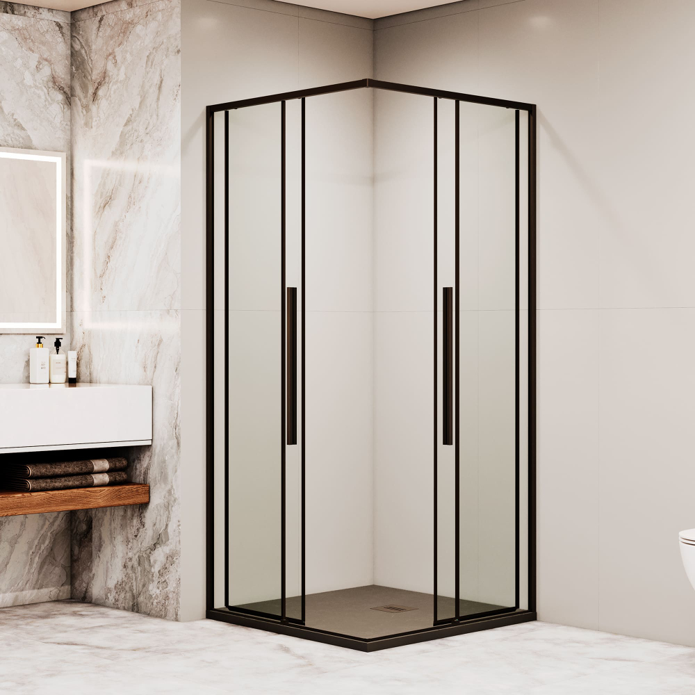 Душевой уголок RGW SV-31B (Прозрачное, 800x800)