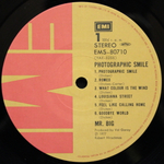 Mr Big / Photographic Smile (LP)