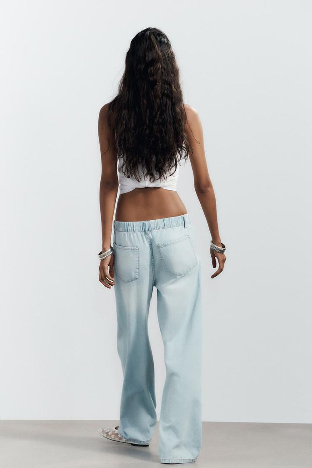 ZARA ДЖИНСЫ, ГОЛУБОЙ