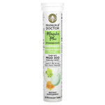 Manuka Doctor, Manuka Plus, шипучие, бодрящее, с виноградом и яблоком, 20 шипучих таблеток