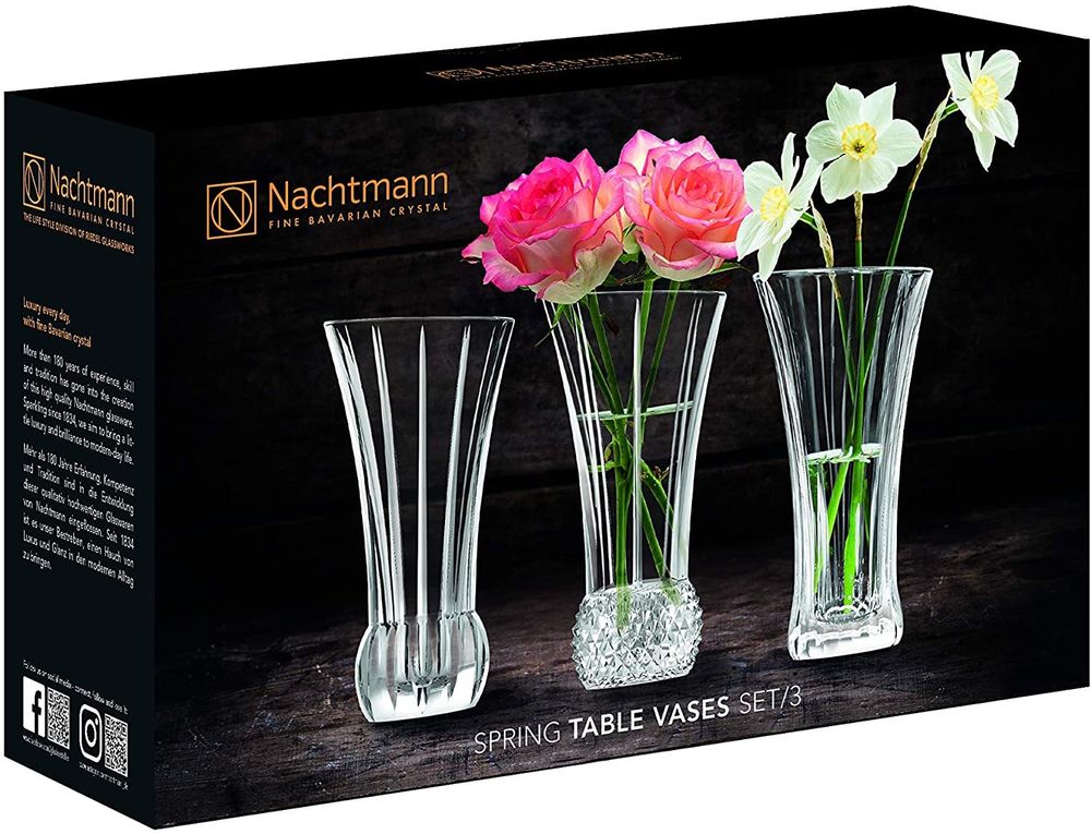 Nachtmann Набор вазочек для цветов Spring 13.6см - 3шт