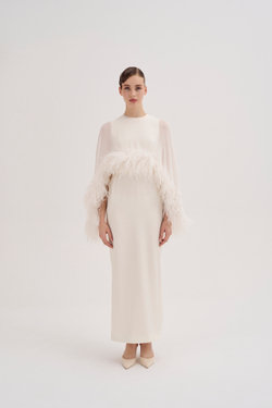 Платье Plumaison (Плюмэзон) закрытый  светлое