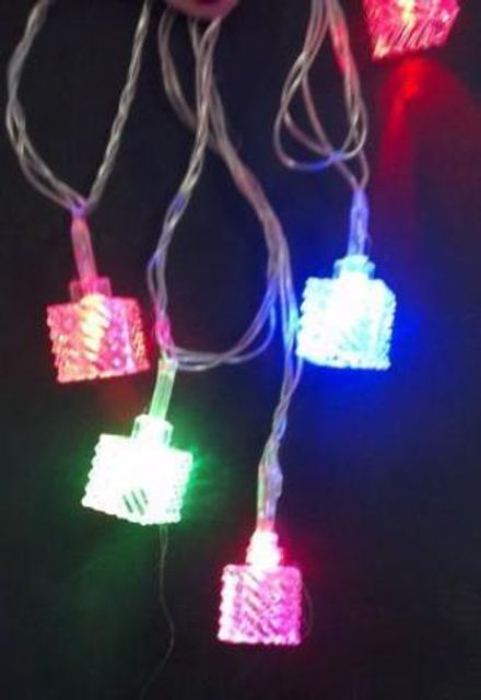 Гирлянда кубики огранка 20LED 4м, color