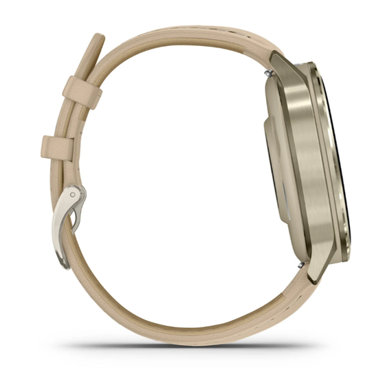 Умные часы Garmin Venu 4 - 41мм Lunar Gold with Bone Silicone Band and Light Sand Leather Band