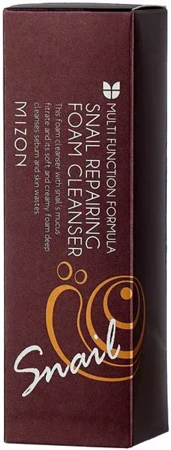MIZON Пенка для умывания c муцином улитки - Snail Repairing Foam Cleanser .60мл