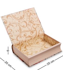 WG-07/2-B Коробка подарочная «Книга» цв.серый