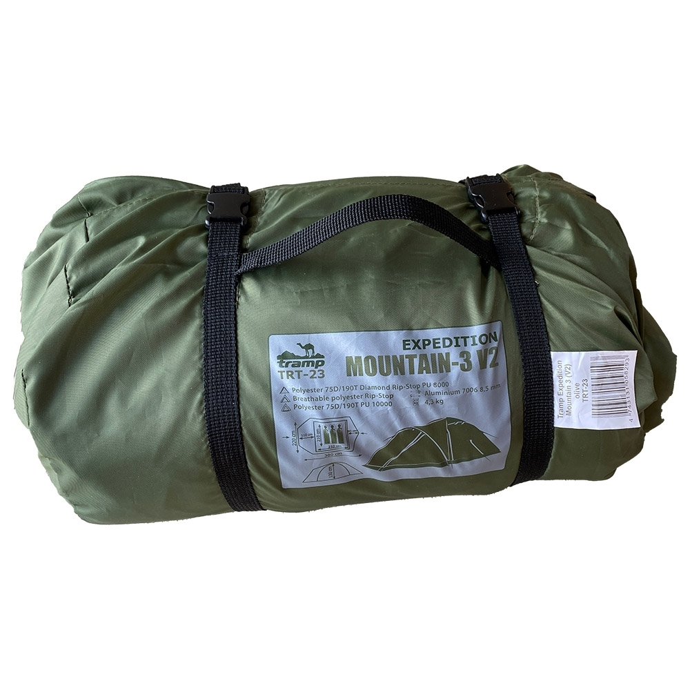 Tramp палатка Mountain 3 (V2) (зеленый)