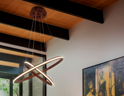 Ambrella Подвесной светодиодный светильник с пультом Line FL406