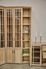 Бруно Шкаф завершающий для книг левый (350)