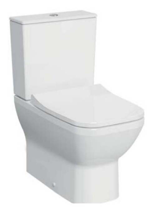 Унитаз-компакт VitrA Integra Square с тонким сиденьем микролифт, 9833B003-7204