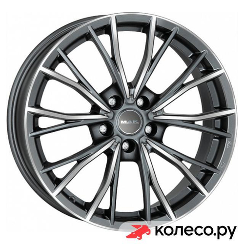 Mark 8x18/5*112 D66.6 ET30 Gunmetal Mirror Face