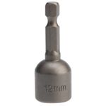 Ключ-насадка магнитный 1/4" 12х48мм (20 шт/уп) KRANZ