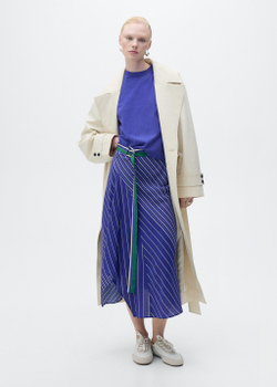 Джемпер из тонкого трикотажа с короткими рукавами