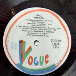 Винтажная виниловая пластинка LP Space Just Blue (Spain 1979)