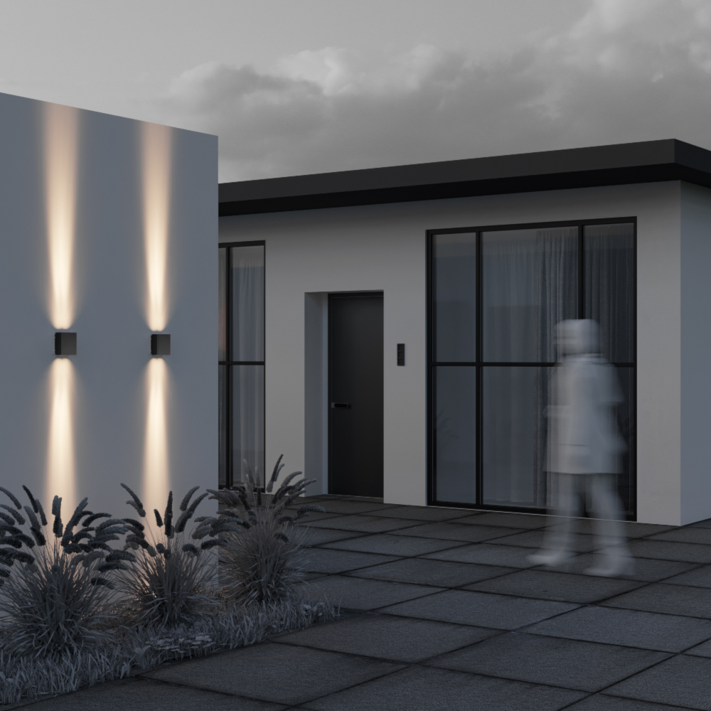 Уличный настенный светильник Outdoor O570WL-L20B3K